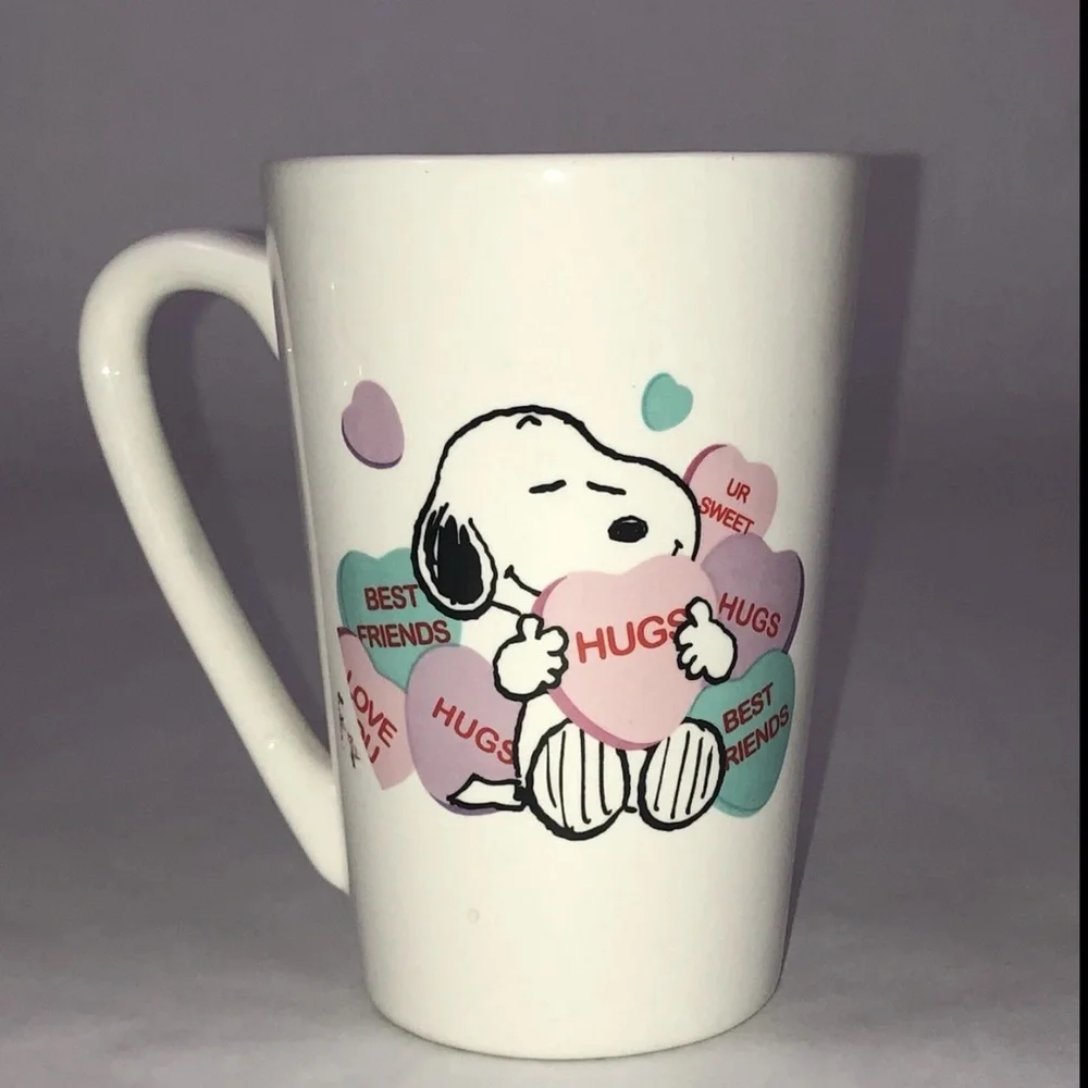 Snoopy Valentines Day Candy Love Hearts Ceramic Coffee Mug T30